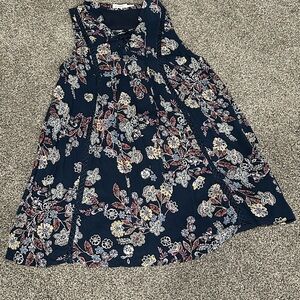 Blu Pepper Floral Sleeveless Dress size L